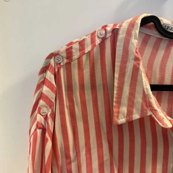 Striped Button up Top - Picture 2 of 2